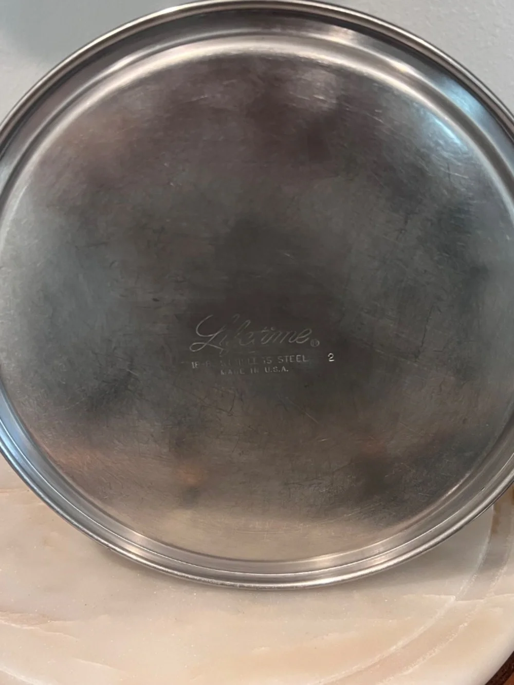 Vintage Lifetime 3-Quart (12-Cup) Whistling Tea Kettle 18-8 Stainless Steel